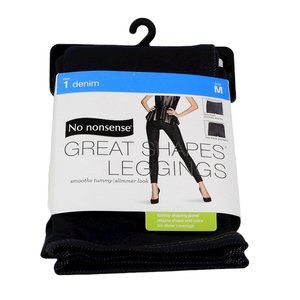 No Nonsense Shaping Leggings Blue M w/ Pockets